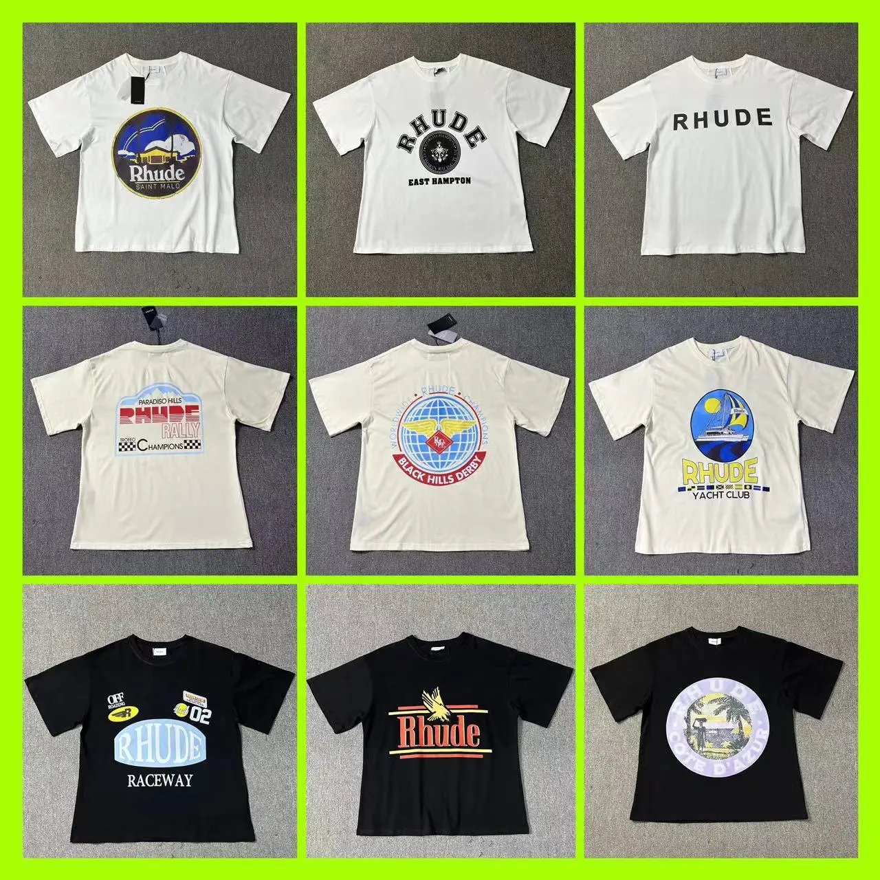 American Summer Castle Print Casual Men and Women Loose Couple Short Sleeves  