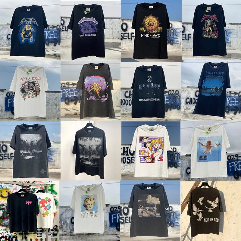 Casual round neck men's and women's T-shirts  