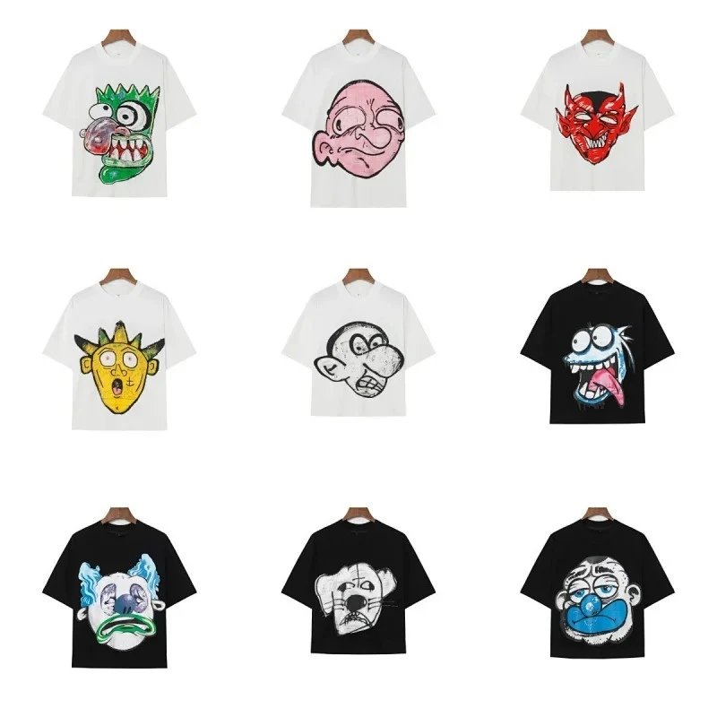 Men's and women's youth street short-sleeved T-shirts  
